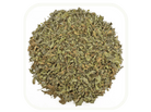 Pile of dried lemon balm