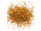 Pile of dried marigold petals 